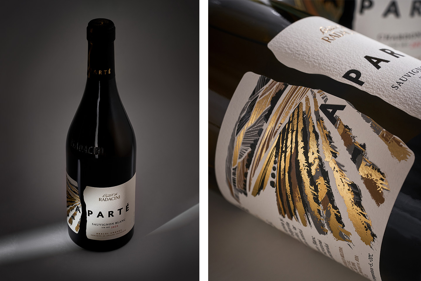 SB wine label design