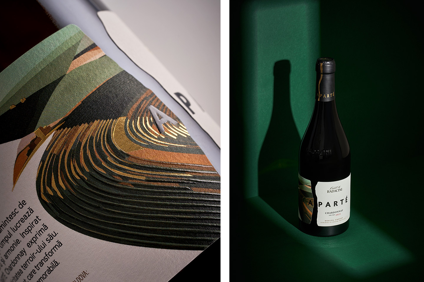 Chardonnay wine label design